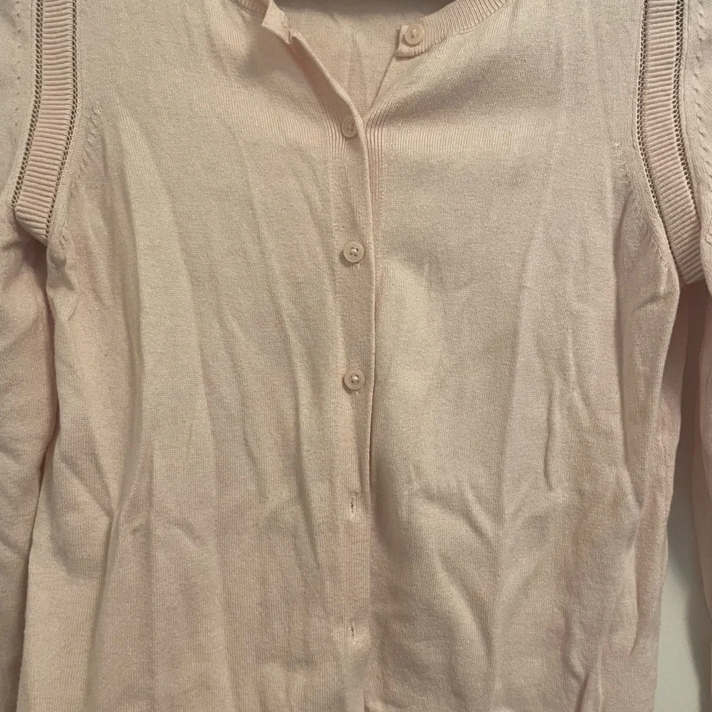Banana Republic Light Pink Women's Cardigan - Picture 3 of 5